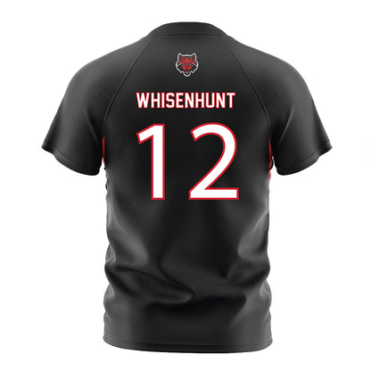 Arkansas State - NCAA Women's Soccer : Riley Whisenhunt - Black Soccer Jersey