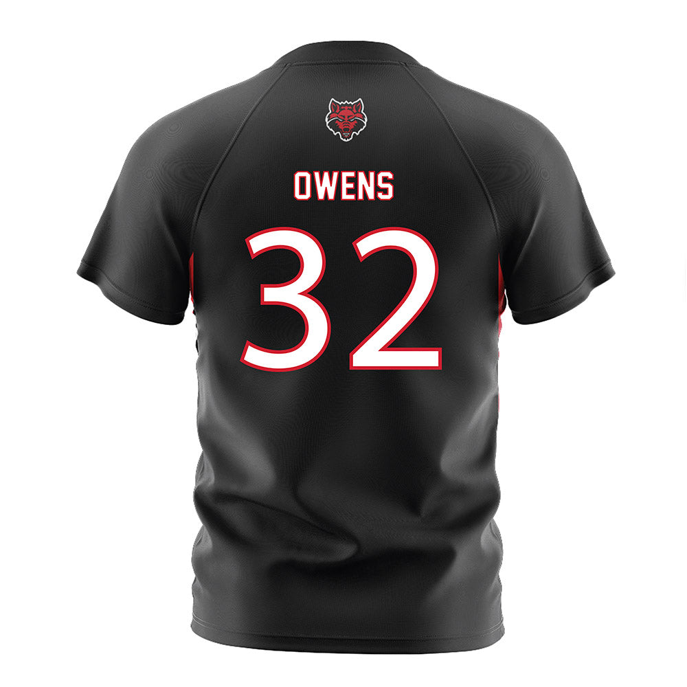 Arkansas State - NCAA Women's Soccer : allie Owens - Black Soccer Jersey