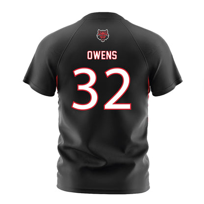 Arkansas State - NCAA Women's Soccer : allie Owens - Black Soccer Jersey