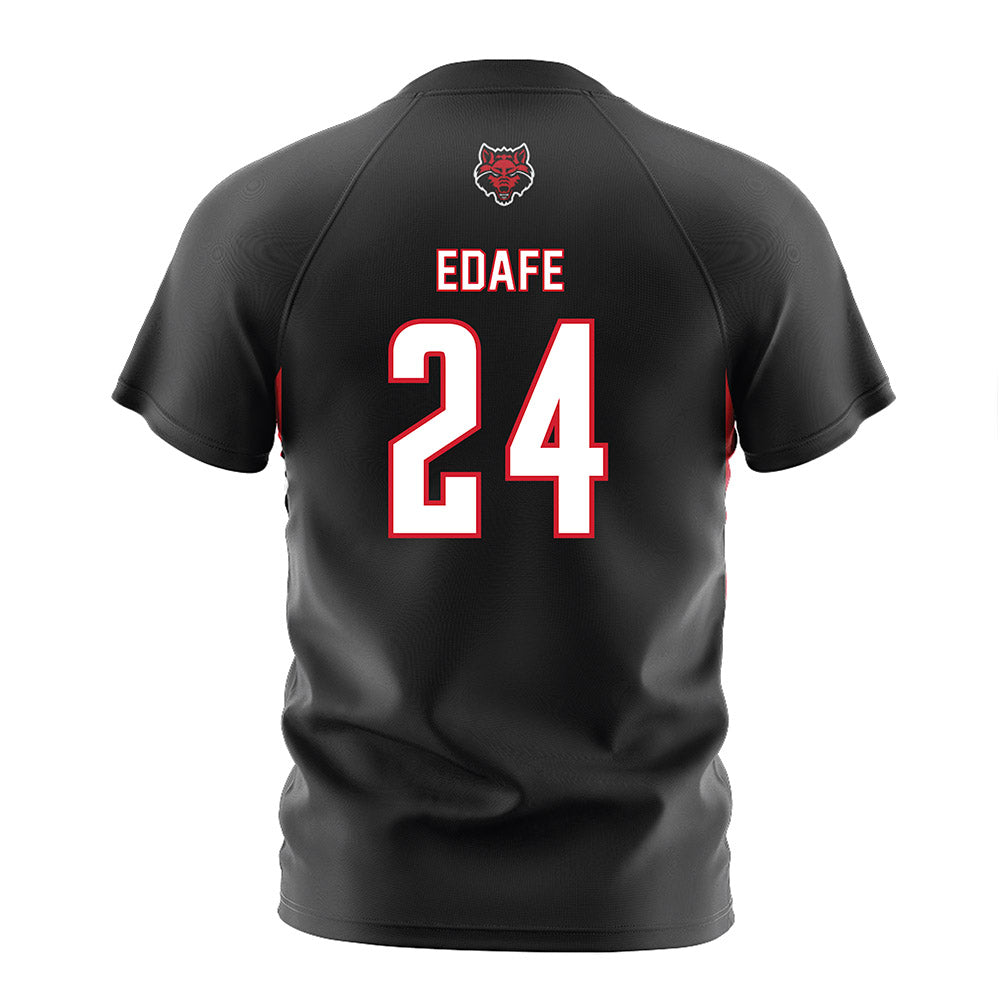 Arkansas State - NCAA Women's Soccer : Omamuzo Edafe - Black Soccer Jersey-1