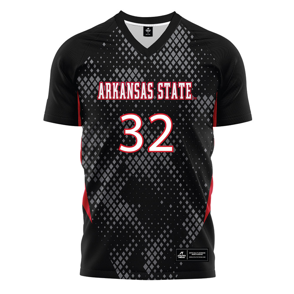 Arkansas State - NCAA Women's Soccer : allie Owens - Black Soccer Jersey