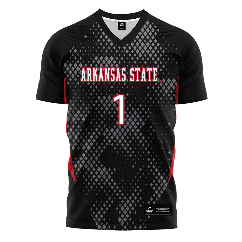 Arkansas State - NCAA Women's Soccer : Damaris Deschaine - Black Soccer Jersey