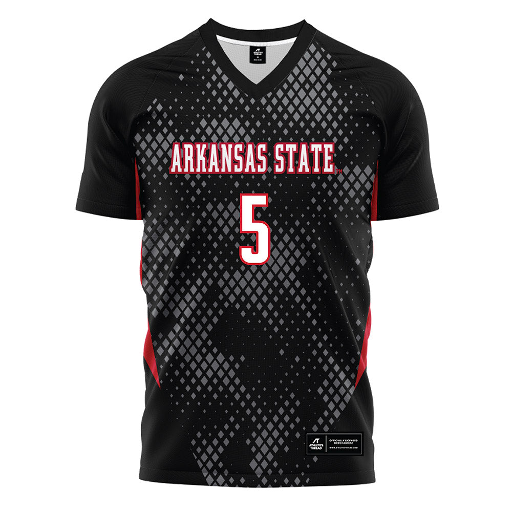 Arkansas State - NCAA Women's Soccer : Kayla Windsor - Black Soccer Jersey-0