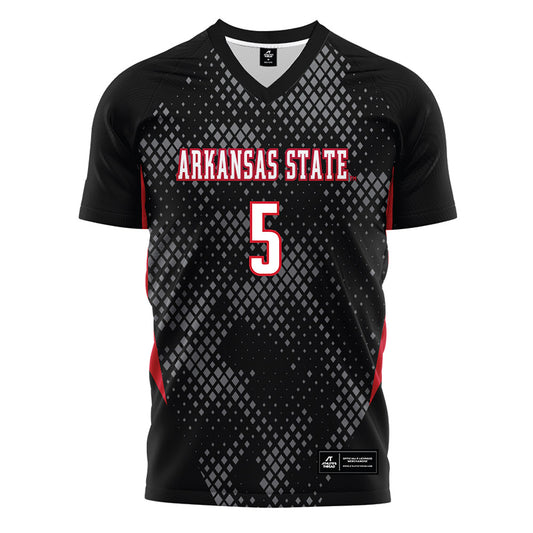 Arkansas State - NCAA Women's Soccer : Kayla Windsor - Black Soccer Jersey-0