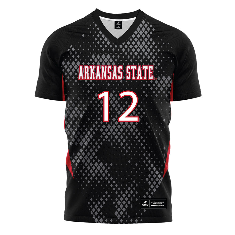 Arkansas State - NCAA Women's Soccer : Riley Whisenhunt - Black Soccer Jersey