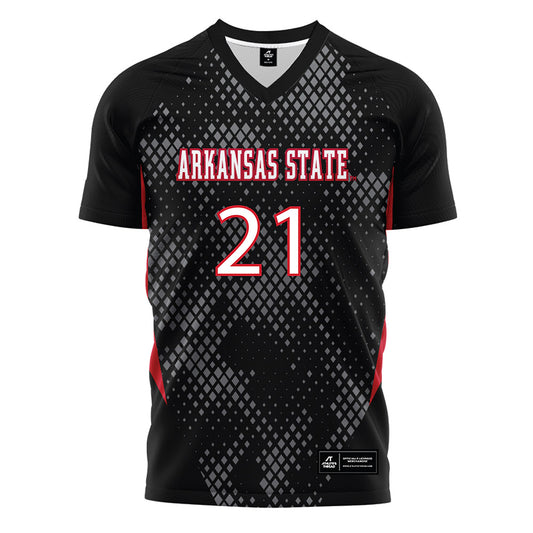 Arkansas State - NCAA Women's Soccer : McKenzie Robinson - Black Soccer Jersey