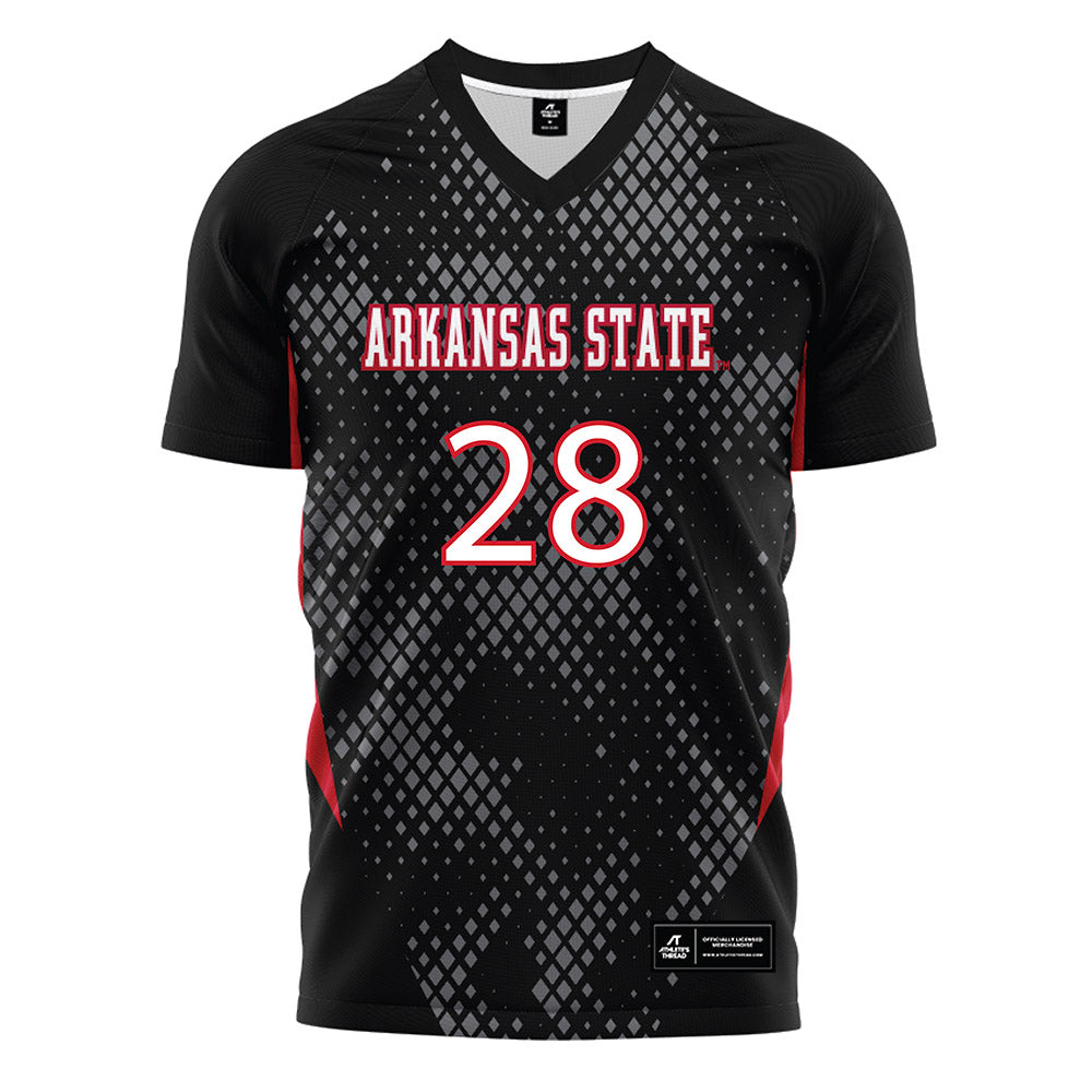 Arkansas State - NCAA Women's Soccer : Allison Moore - Black Soccer Jersey
