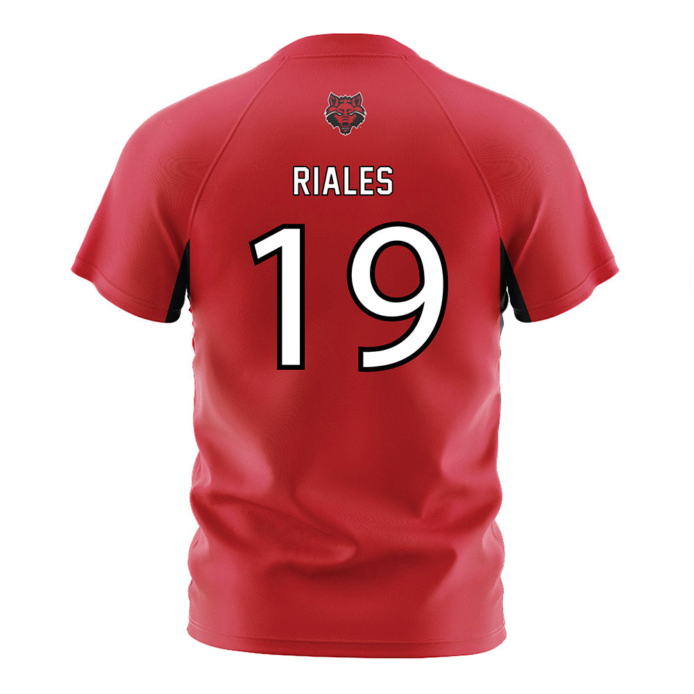 Arkansas State - NCAA Women's Soccer : Emma Riales - Red Soccer Jersey