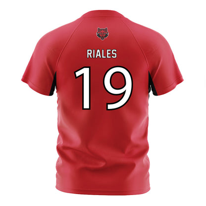 Arkansas State - NCAA Women's Soccer : Emma Riales - Red Soccer Jersey