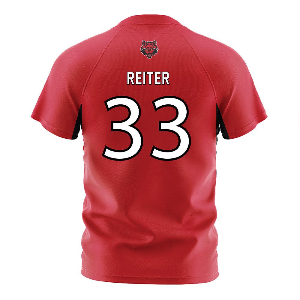 Arkansas State - NCAA Women's Soccer : Halle Reiter - Red Soccer Jersey