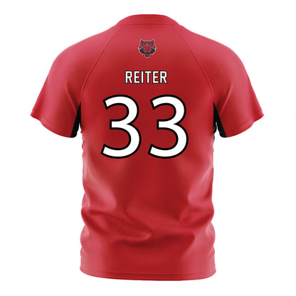 Arkansas State - NCAA Women's Soccer : Halle Reiter - Red Soccer Jersey