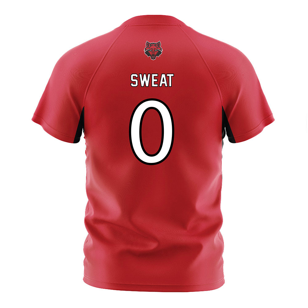 Arkansas State - NCAA Women's Soccer : Taylor Sweat - Red Soccer Jersey