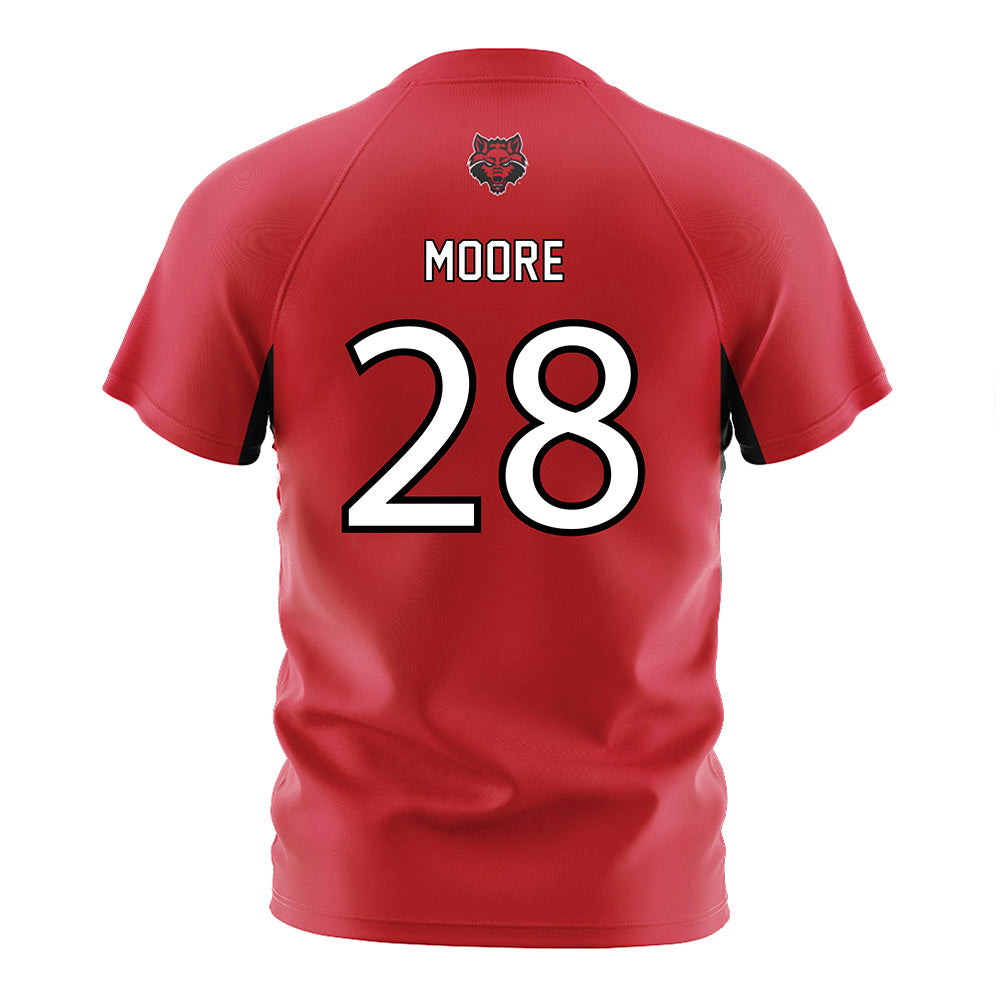 Arkansas State - NCAA Women's Soccer : Allison Moore - Red Soccer Jersey