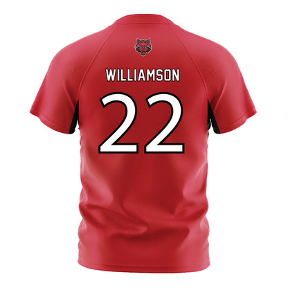 Arkansas State - NCAA Women's Soccer : Aliyah Williamson - Red Soccer Jersey