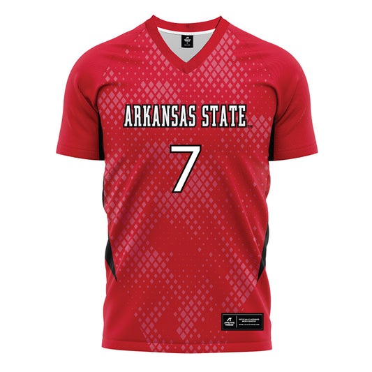 Arkansas State - NCAA Women's Soccer : Tindra Cederholm - Red Soccer Jersey