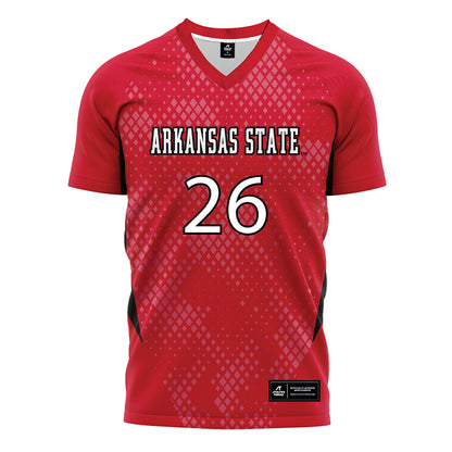 Arkansas State - NCAA Women's Soccer : Rylee Bernard - Red Soccer Jersey