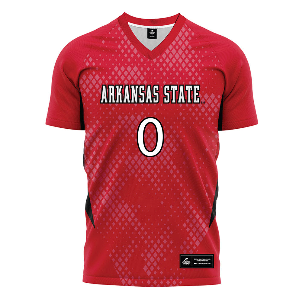 Arkansas State - NCAA Women's Soccer : Taylor Sweat - Red Soccer Jersey