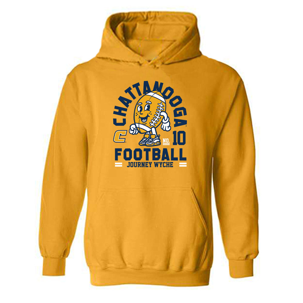 UTC - NCAA Football : Journey Wyche - Fashion Shersey Hooded Sweatshirt-0