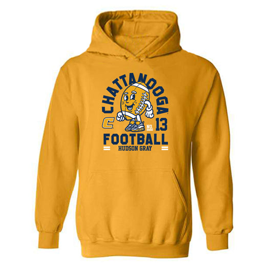 UTC - NCAA Football : Hudson Gray - Fashion Shersey Hooded Sweatshirt