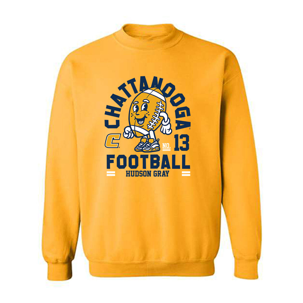 UTC - NCAA Football : Hudson Gray - Fashion Shersey Crewneck Sweatshirt