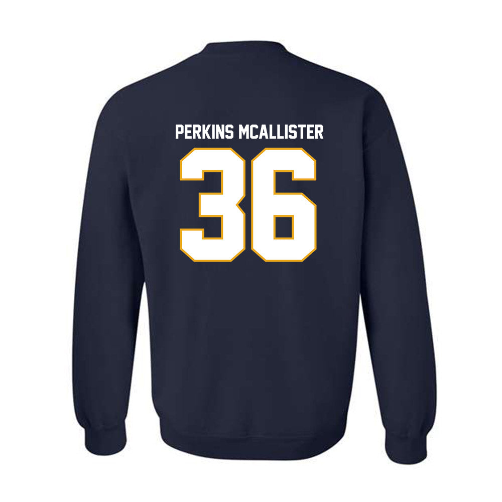 UTC - NCAA Football : D'Arco Perkins McAllister - Replica Shersey Crewneck Sweatshirt-1