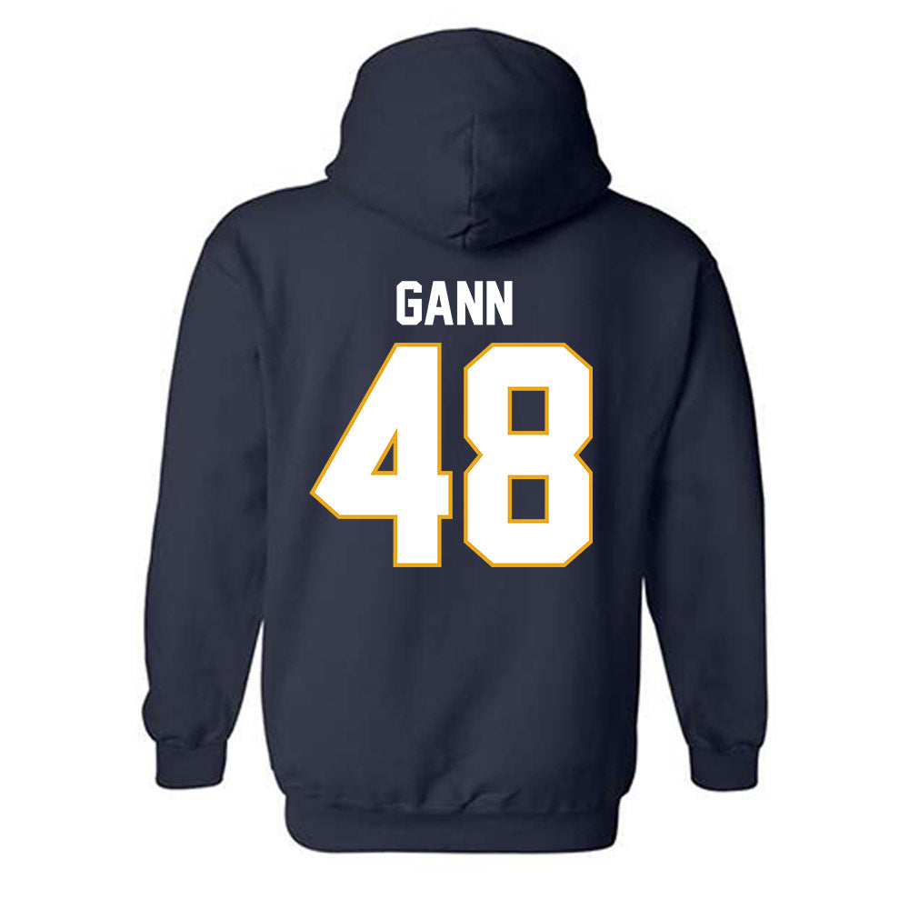  - NCAA Football : Brody Gann - Replica Shersey Hooded Sweatshirt-1