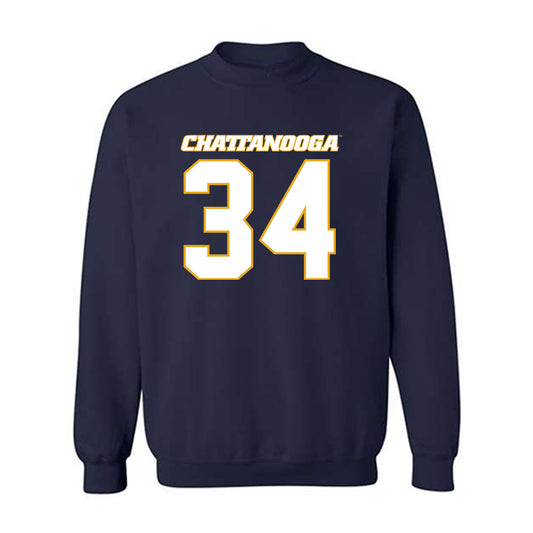 UTC - NCAA Football : Jett Hood - Replica Shersey Crewneck Sweatshirt