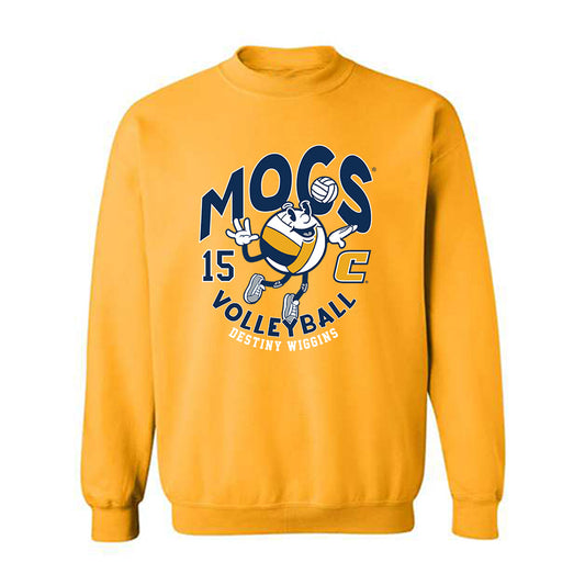 UTC - NCAA Women's Volleyball : Destiny Wiggins - Fashion Shersey Crewneck Sweatshirt-0