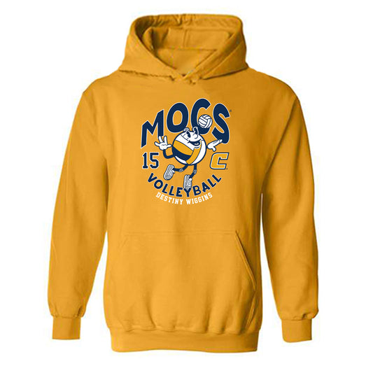 UTC - NCAA Women's Volleyball : Destiny Wiggins - Fashion Shersey Hooded Sweatshirt-0