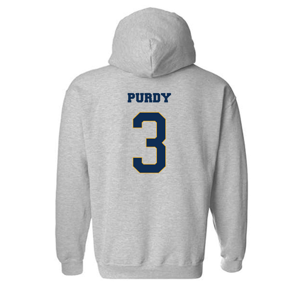  - NCAA Softball : jayce purdy - Replica Shersey Hooded Sweatshirt-1