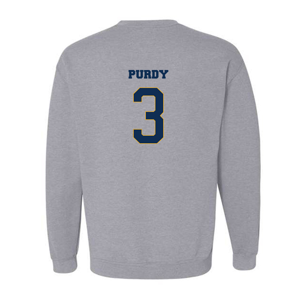  - NCAA Softball : jayce purdy - Replica Shersey Crewneck Sweatshirt-1