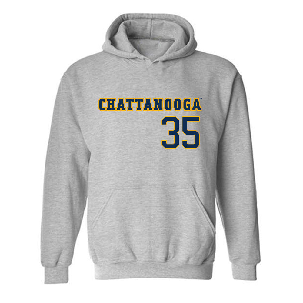 UTC - NCAA Softball : Auburn Karls - Replica Shersey Hooded Sweatshirt-0