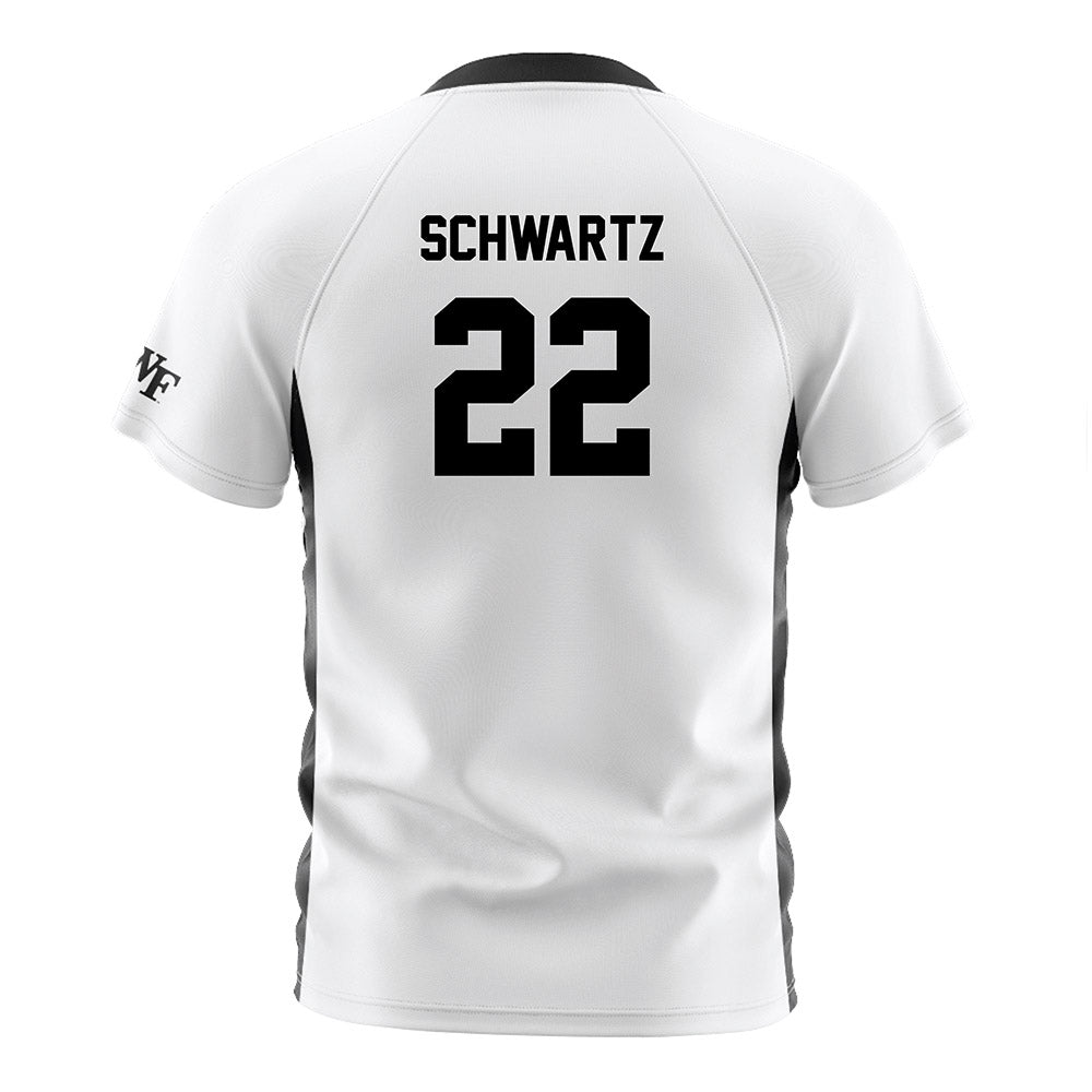 Wake Forest - NCAA Women's Soccer : Sasha Schwartz - White Soccer Jersey