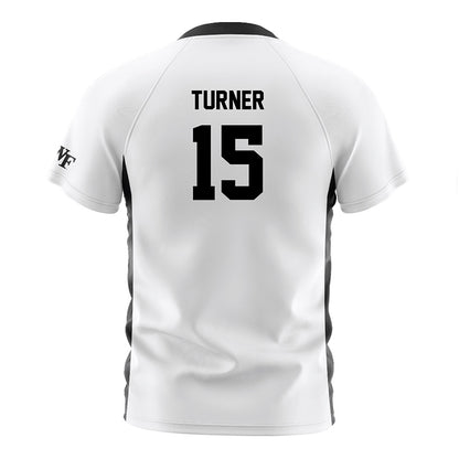 Wake Forest - NCAA Women's Soccer : Jordan Turner - White Soccer Jersey-1