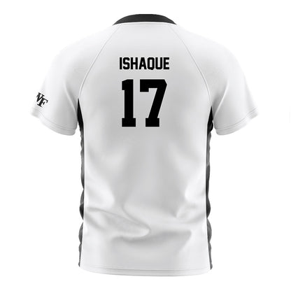 Wake Forest - NCAA Women's Soccer : Zaiba Ishaque - White Soccer Jersey-1