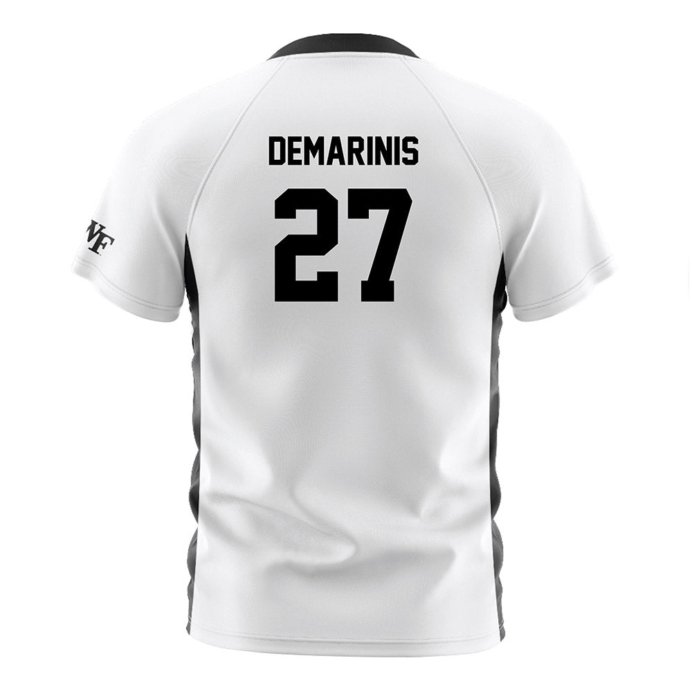 Wake Forest - NCAA Women's Soccer : Nadia DeMarinis - White Soccer Jersey