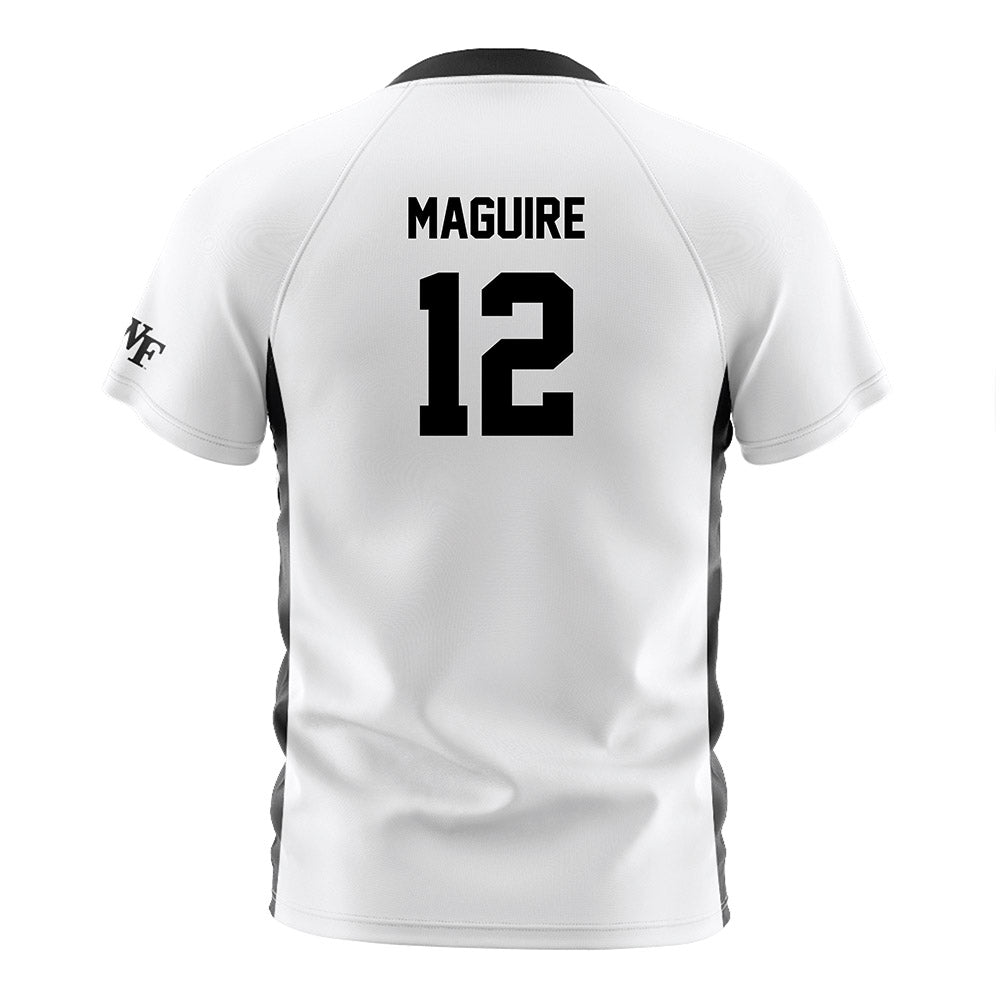 Wake Forest - NCAA Women's Soccer : Aislynn Maguire - White Soccer Jersey-1