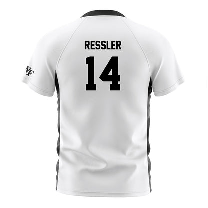 Wake Forest - NCAA Women's Soccer : Lola Ressler - White Soccer Jersey