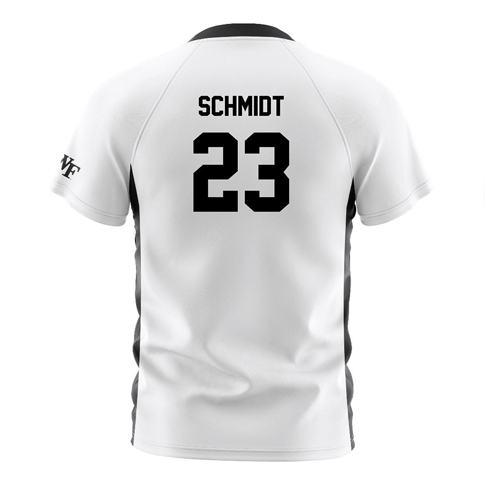Wake Forest - NCAA Women's Soccer : Allie Schmidt - White Soccer Jersey-1