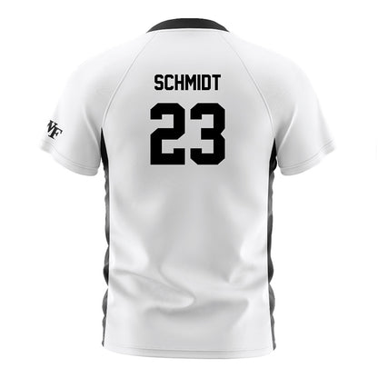 Wake Forest - NCAA Women's Soccer : Allie Schmidt - White Soccer Jersey-1