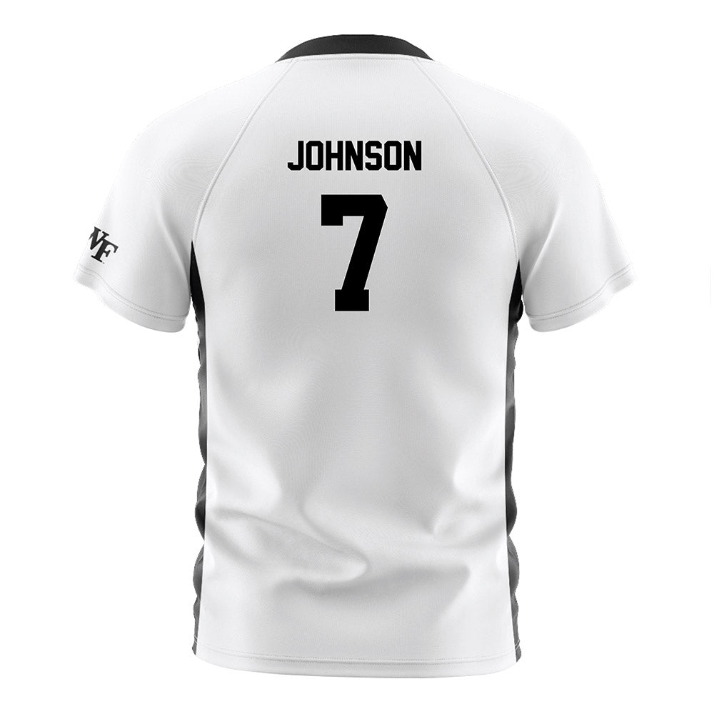 Wake Forest - NCAA Women's Soccer : Kristin Johnson - White Soccer Jersey