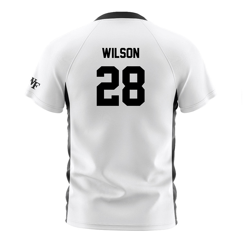 Wake Forest - NCAA Women's Soccer : Carly Wilson - White Soccer Jersey