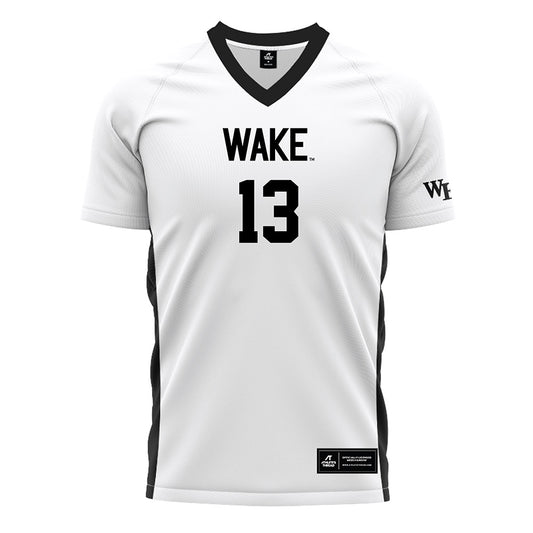 Wake Forest - NCAA Women's Soccer : Emily Morris - White Soccer Jersey