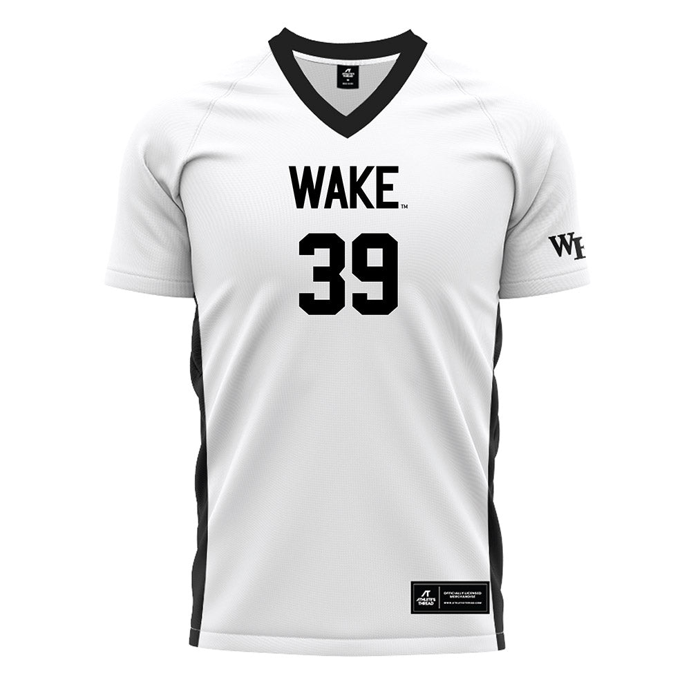 Wake Forest - NCAA Women's Soccer : Laine DeNatale - White Soccer Jersey