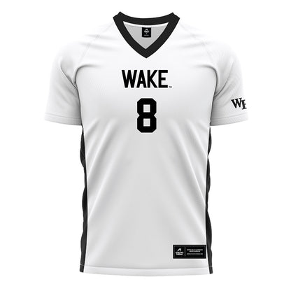 Wake Forest - NCAA Women's Soccer : Chloe Burst - White Soccer Jersey