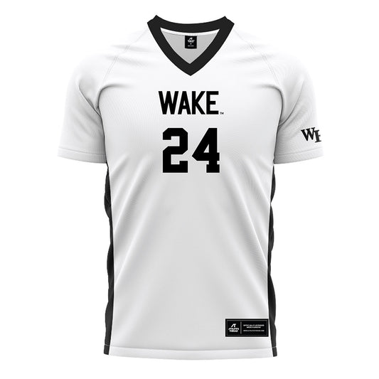 Wake Forest - NCAA Women's Soccer : Zara Chavoshi - White Soccer Jersey