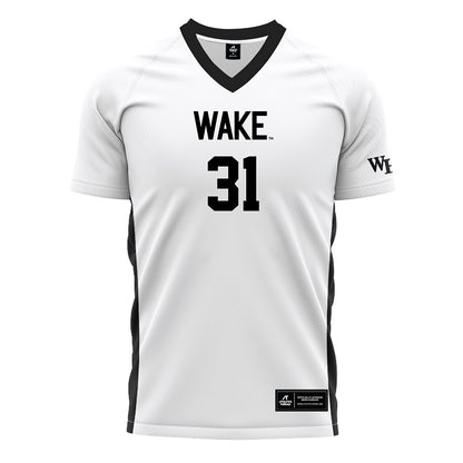 Wake Forest - NCAA Women's Soccer : Kylie Maxwell - White Soccer Jersey-0