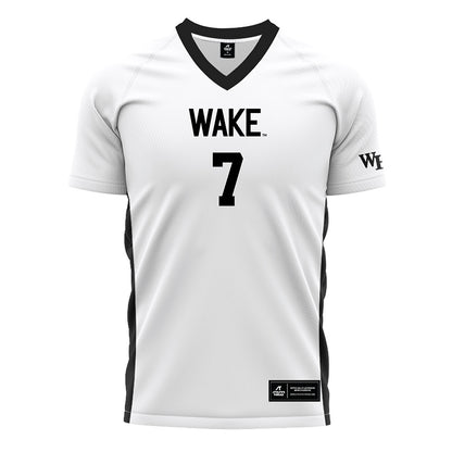 Wake Forest - NCAA Women's Soccer : Alejandra Gomez - White Soccer Jersey-0