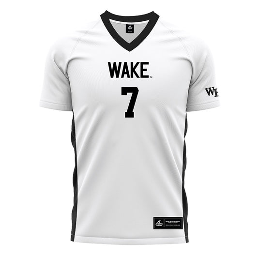 Wake Forest - NCAA Women's Soccer : Alejandra Gomez - White Soccer Jersey-0