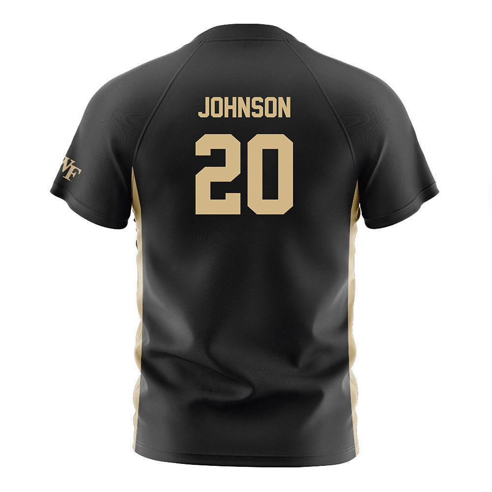 Wake Forest - NCAA Women's Soccer : Hannah Johnson - Black Soccer Jersey